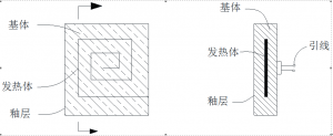 埋入式陶瓷远红外线辐射元件结构图